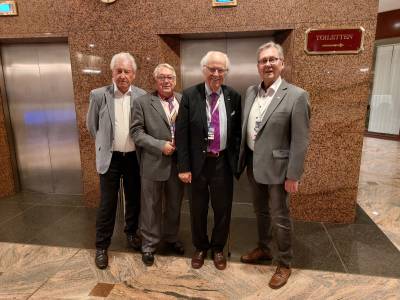 Mit Prof.Dr. Otto Wulff