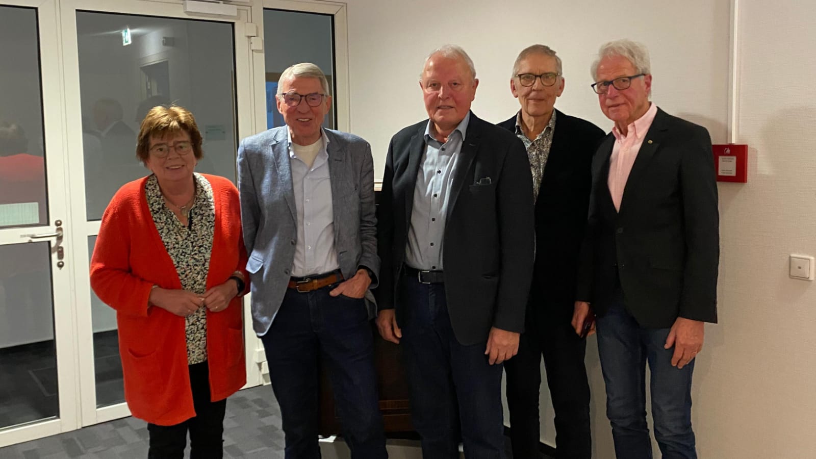 v.l. Agnes Ilse, Heribert Kick, Karl Jassmeier, Heinz Strunz, Bernd Kaup